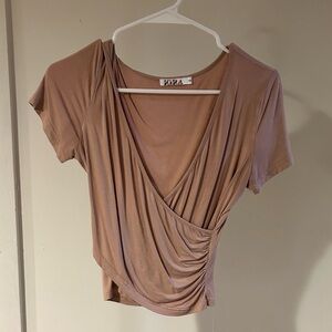 Mauve Wrap Top
